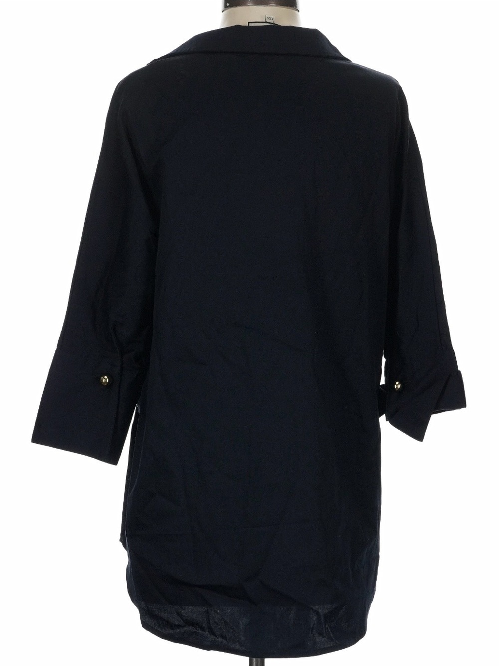 Tuckernuck Willow Blouse Navy Gold Buttons XXS - Picture 11 of 13